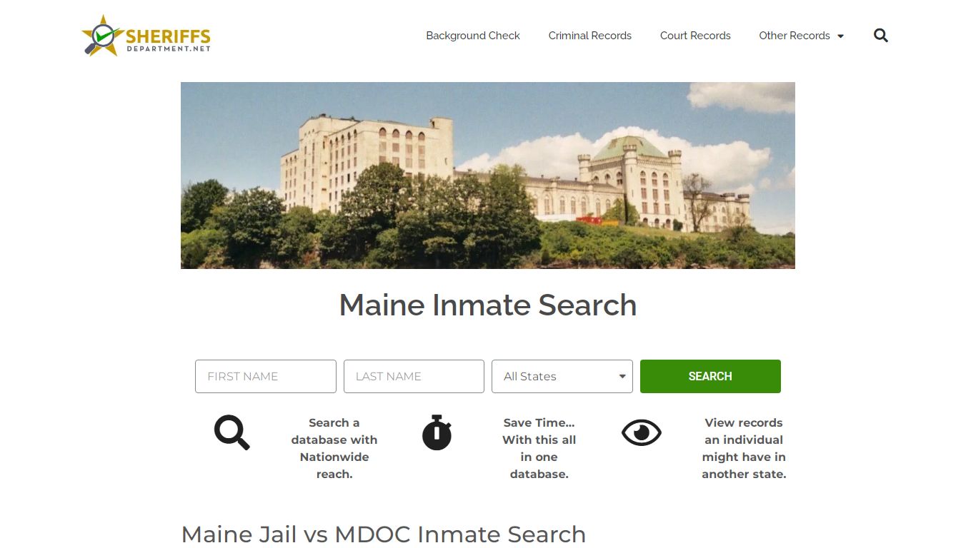 Maine Inmate Search: Lookup MDOC Prison and County Jail ...